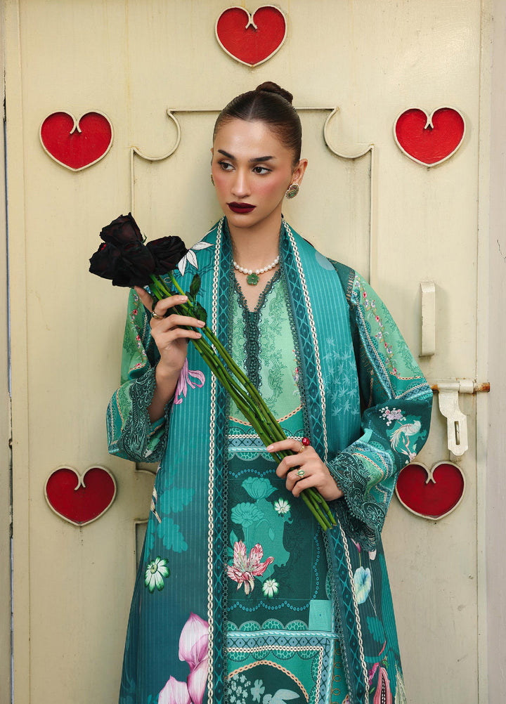 Qprints By Qalamkar Unstitched Linen Printed 3 Piece Suits QLM25PW QW-08 B Anika - Winter Collection