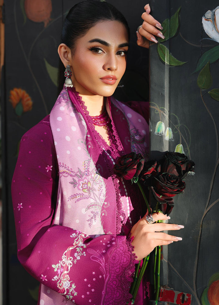 Qprints By Qalamkar Unstitched Linen Printed 3 Piece Suits QLM25PW QW-01 B Joris - Winter Collection