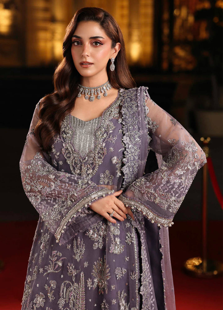 Stardom by Elaf Unstitched Luxury Formals Embroidered Organza 3 Piece Suits  EL25SF D-ESH-04 Muse - Formal Collection
