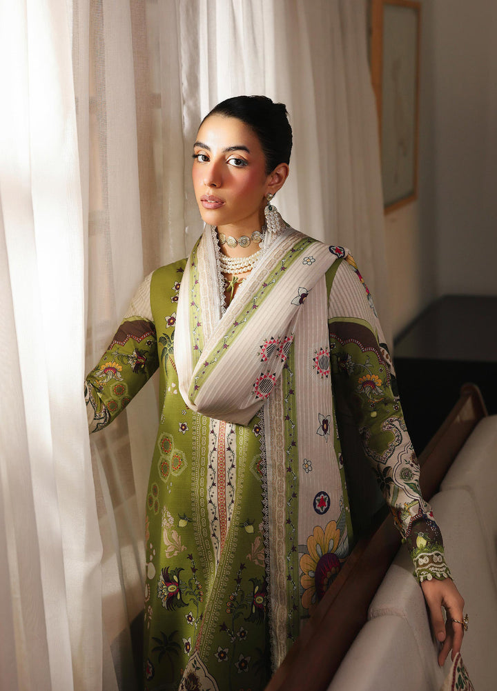 Qprints By Qalamkar Unstitched Linen Printed 3 Piece Suits QLM25PW QW-07 B Tahlia - Winter Collection