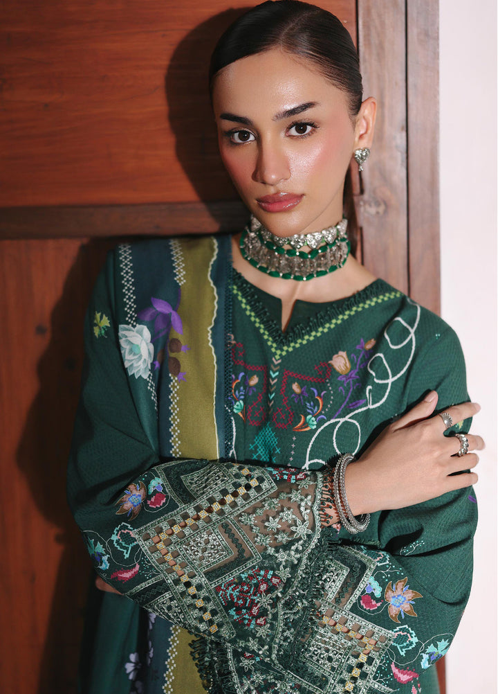 Qprints By Qalamkar Unstitched Linen Printed 3 Piece Suits QLM25PW QW-06 A Karla - Winter Collection