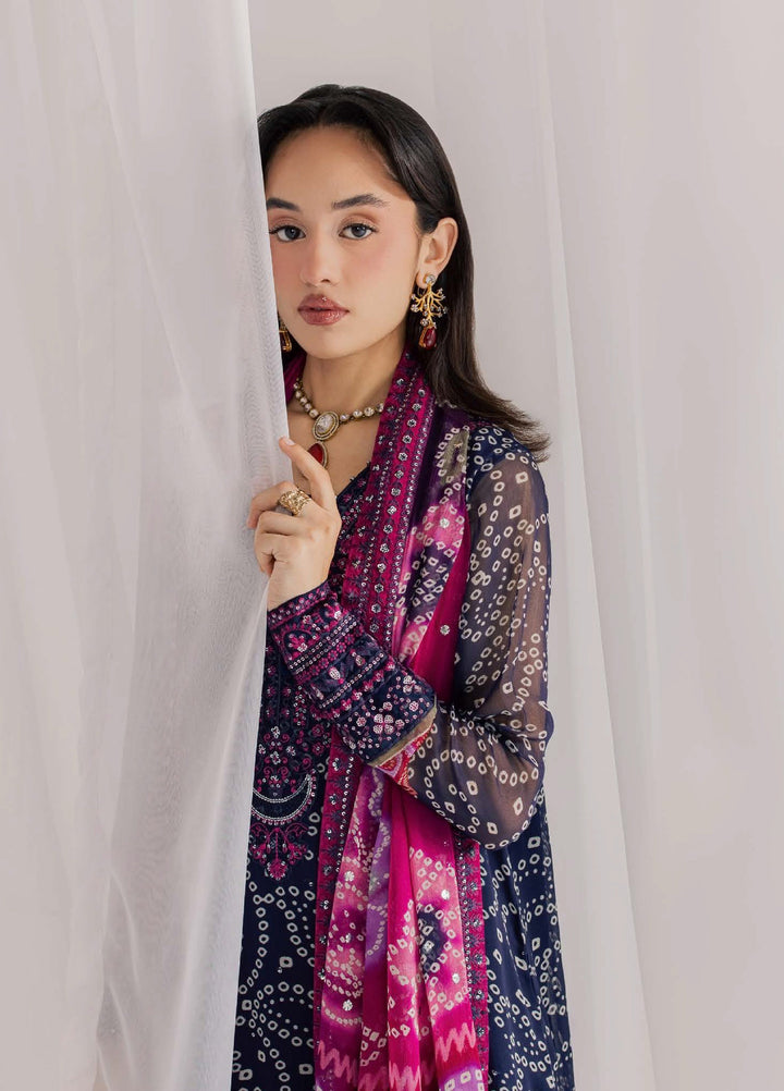 Nureh Women RTW Embroidered Chiffon 3 Piece Suit NU26RF NP-819 - Festive Collection