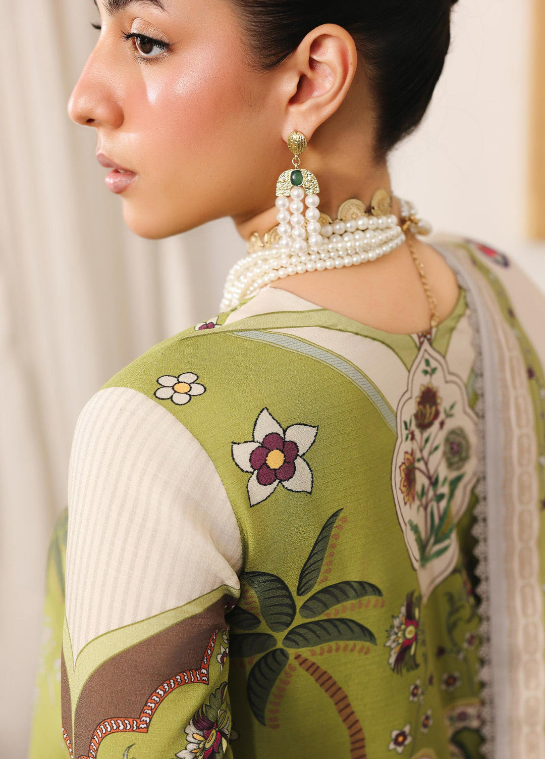 Qprints By Qalamkar Unstitched Linen Printed 3 Piece Suits QLM25PW QW-07 B Tahlia - Winter Collection