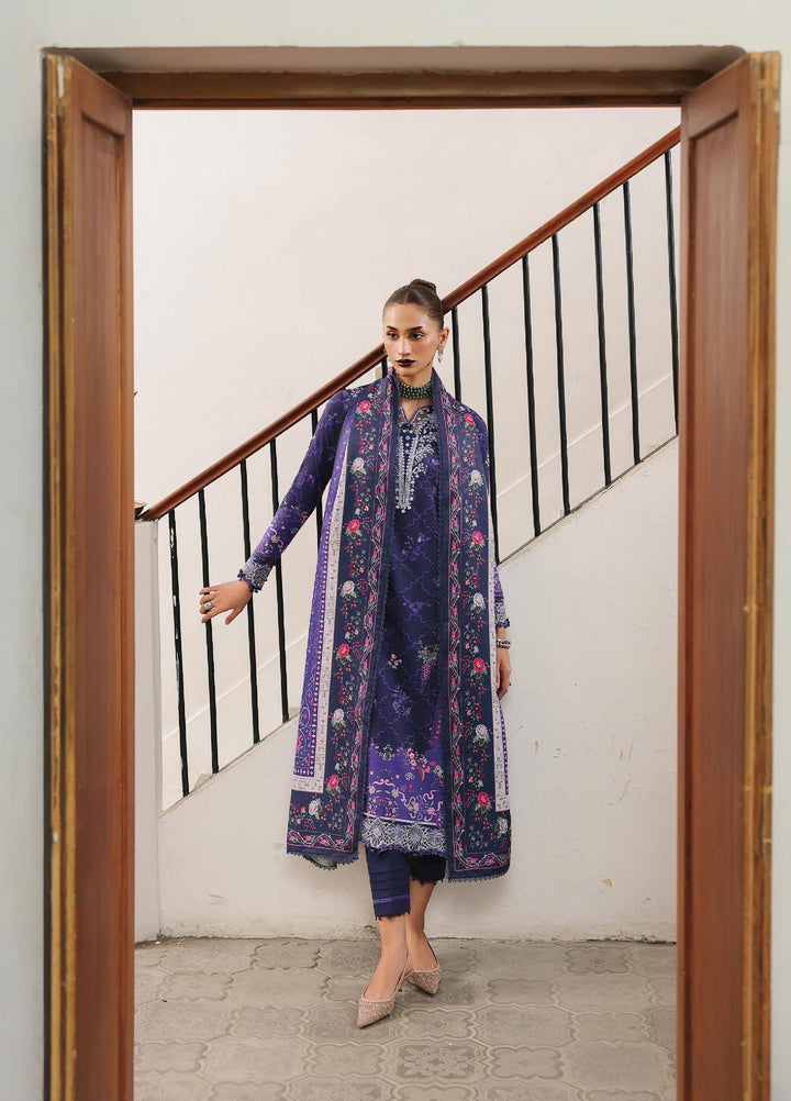 Qprints By Qalamkar Unstitched Linen Printed 3 Piece Suits QLM25PW QW-03B Vanna - Winter Collection