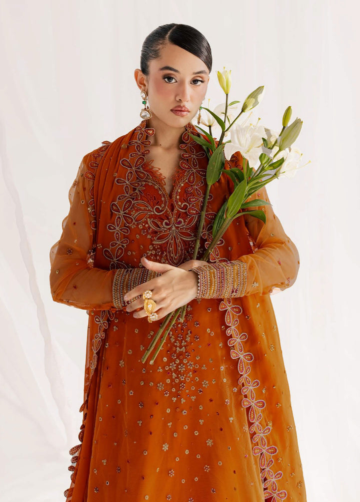 Nureh Women RTW Embroidered Net 3 Piece Suit NU26RF NP-817 - Festive Collection