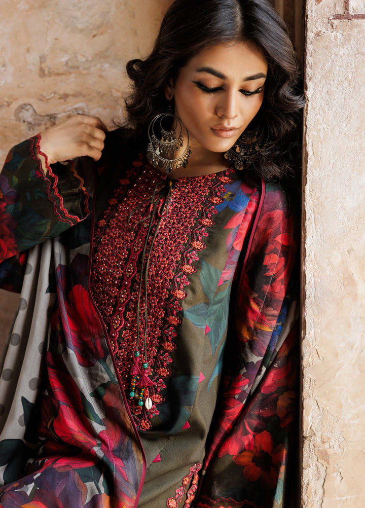 Combination by Charizma Unstitched Winter Collection Vol-02 Linen Printed 3 Piece Suits CZ25CW CCW6-18 - Winter Collection