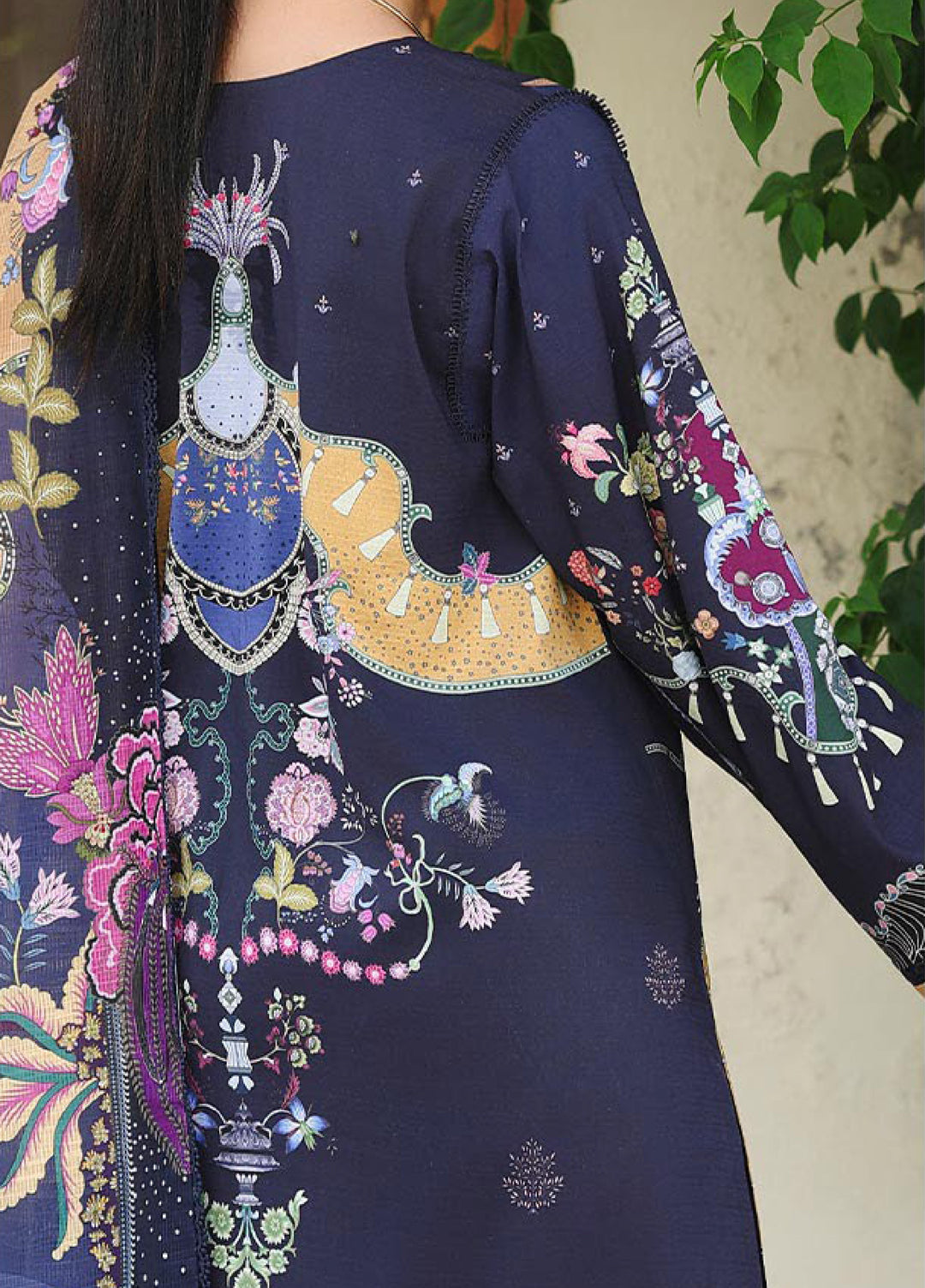 Qprints By Qalamkar Unstitched Linen Printed 3 Piece Suits QLM25PW QW-04 A Allan - Winter Collection