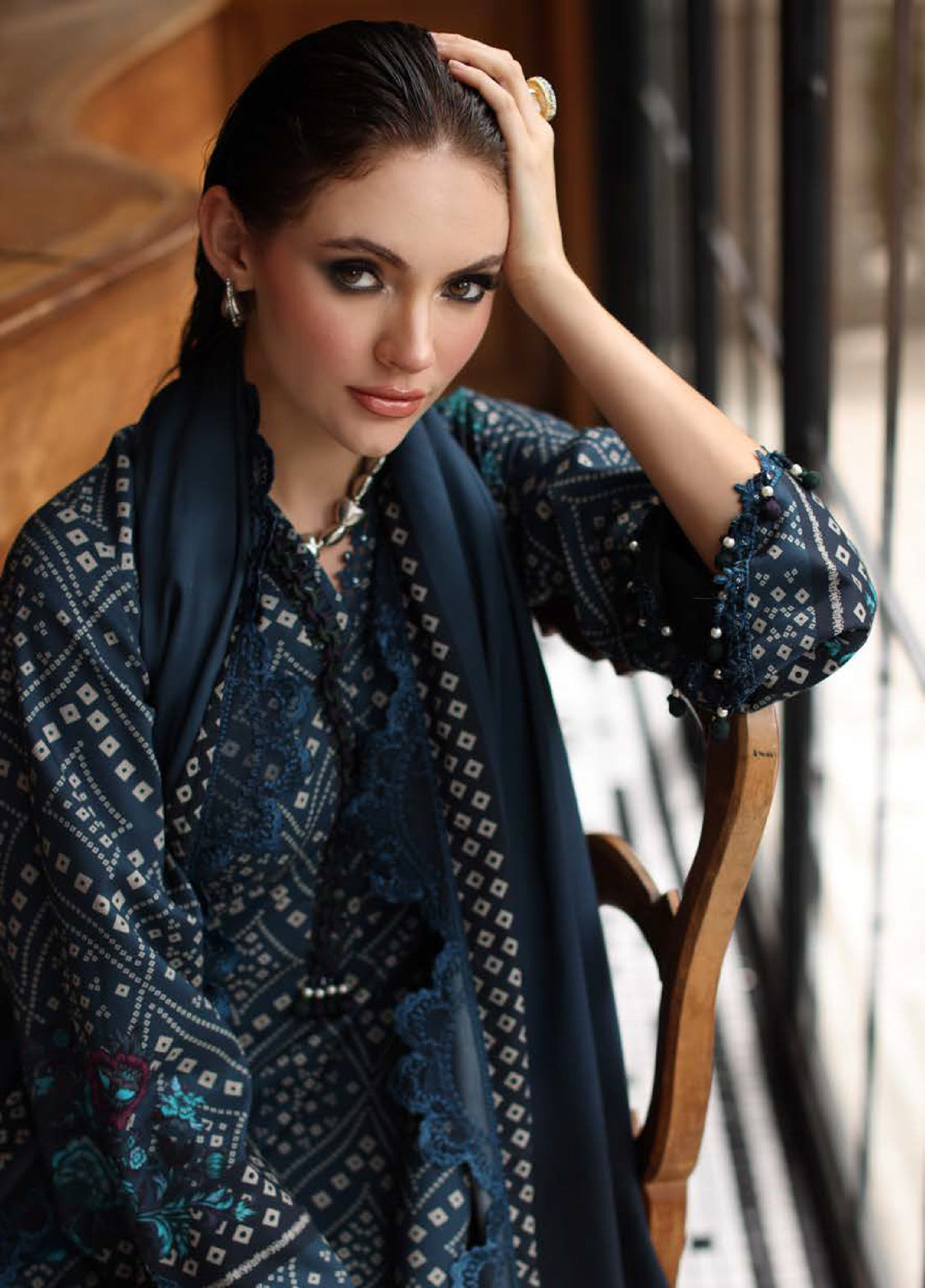 Combination by Charizma Unstitched Winter Collection Vol-02 Linen Printed 3 Piece Suits CZ25CW CCW6-20 - Winter Collection