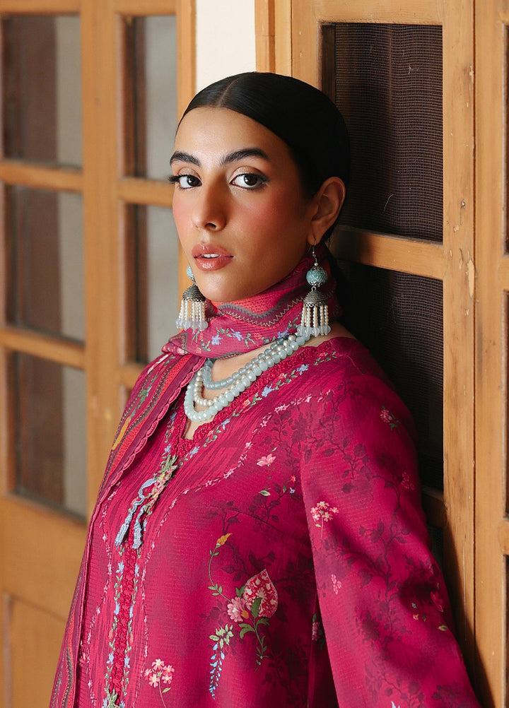 Qprints By Qalamkar Unstitched Linen Printed 3 Piece Suits QLM25PW QW-02 A Mirel - Winter Collection