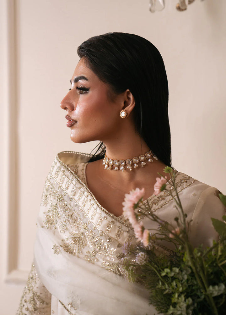 Luxe by Neeshay Pret Korean Raw Silk Ivoria - Festive Collection