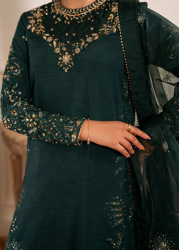 Luxe by Neeshay Pret Korean Raw Silk Emerelle - Festive Collection