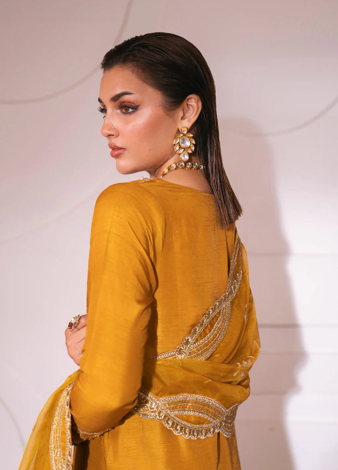 Luxe by Neeshay Pret Korean Raw Silk Solare - Festive Collection