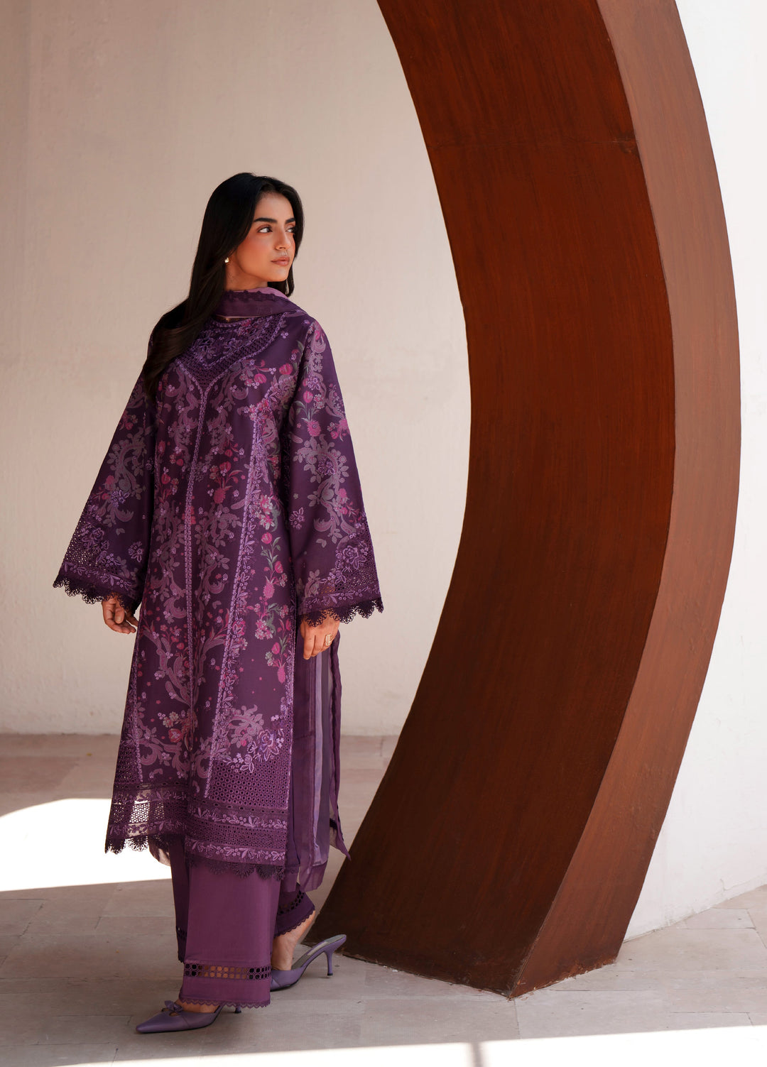 Sunspell by Afrozeh Unstitched Embroidered Lawn 3 Piece Suit AF26USL AVENOR ZWU-0111-3PO - Festive Collection