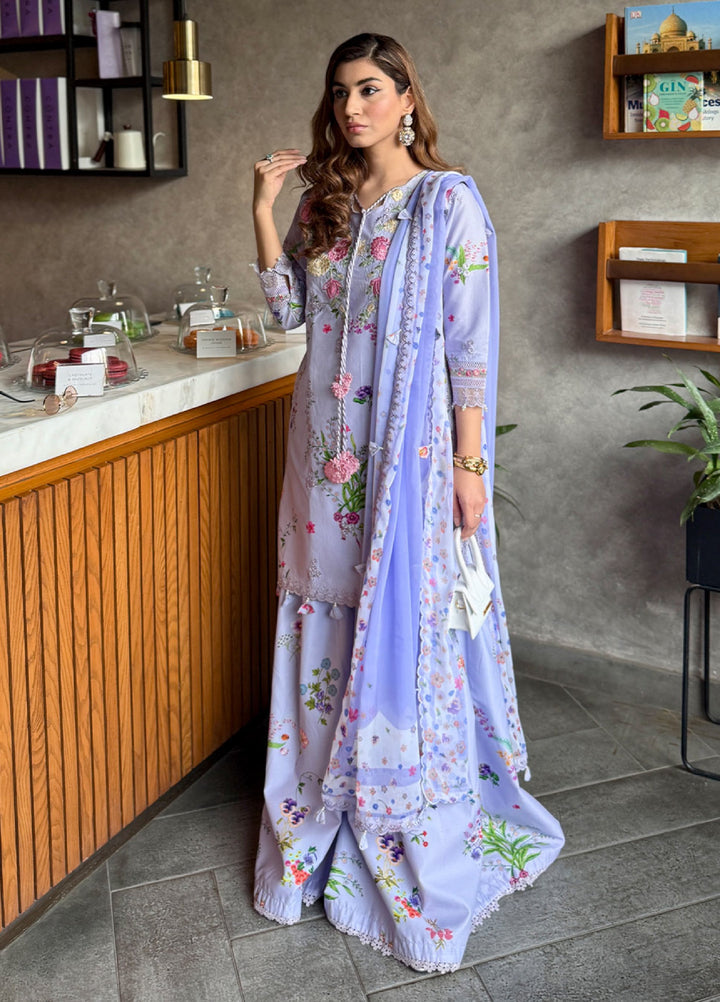 Sardinia Unstitched Embroidered Lawn 3 Piece Suit SRD26ULF D-10 MEADOW - Festive Collection