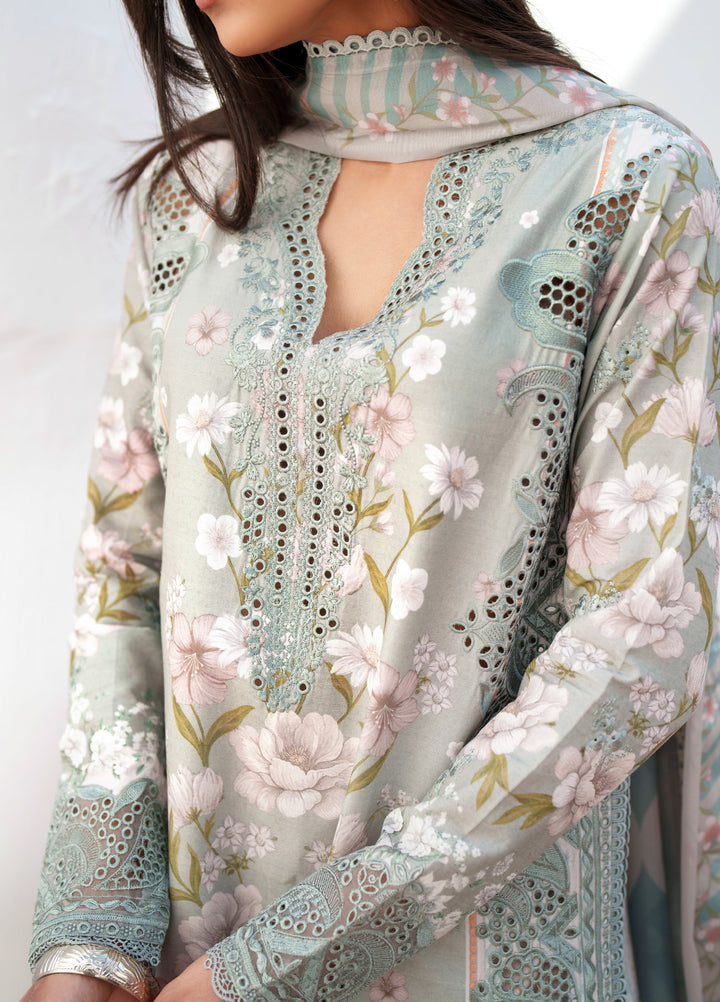 Sunspell by Afrozeh Unstitched Embroidered Lawn 3 Piece Suit AF26USL LUMIEREH ZWU-0118-3PO - Festive Collection