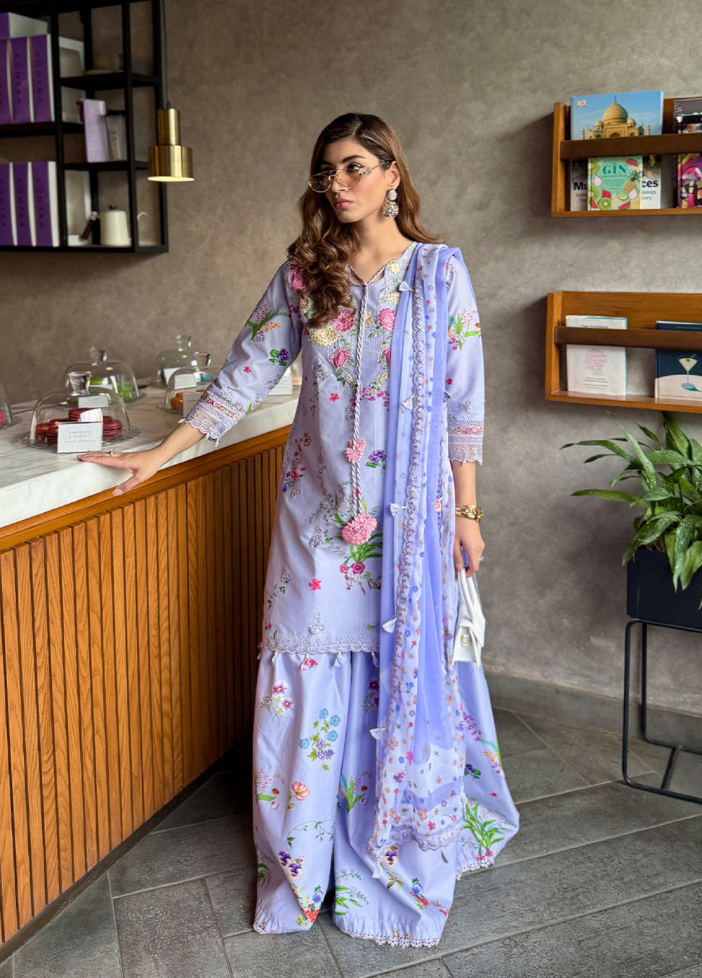 Sardinia Unstitched Embroidered Lawn 3 Piece Suit SRD26ULF D-10 MEADOW - Festive Collection