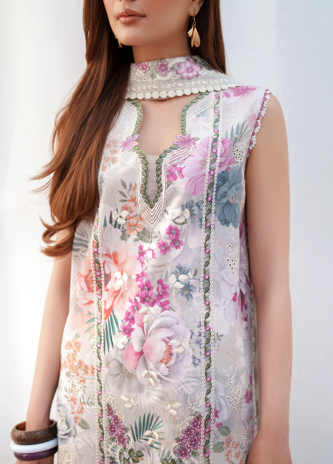 Sunspell by Afrozeh Unstitched Embroidered Lawn 3 Piece Suit AF26USL AUREMYST ZWU-0117-3PO - Festive Collection