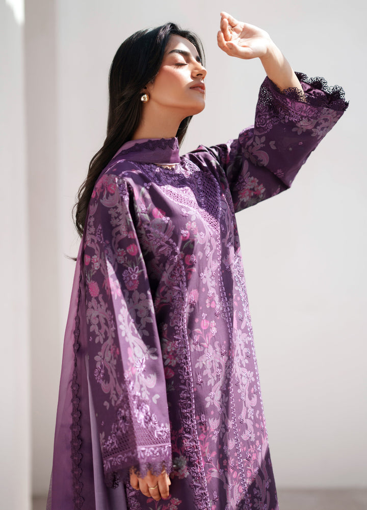 Sunspell by Afrozeh Unstitched Embroidered Lawn 3 Piece Suit AF26USL AVENOR ZWU-0111-3PO - Festive Collection