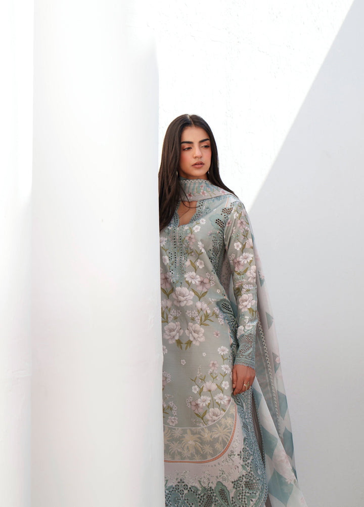 Sunspell by Afrozeh Unstitched Embroidered Lawn 3 Piece Suit AF26USL LUMIEREH ZWU-0118-3PO - Festive Collection