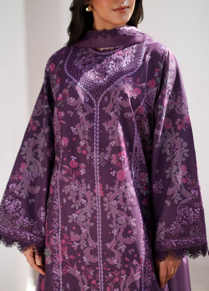 Sunspell by Afrozeh Unstitched Embroidered Lawn 3 Piece Suit AF26USL AVENOR ZWU-0111-3PO - Festive Collection