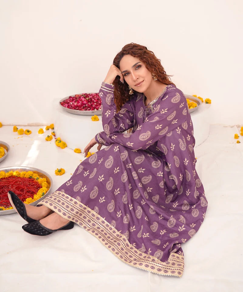 Dhaga Women Pret Printed 1 Piece Jacquard Aleira DHFF04 - Summer Collection