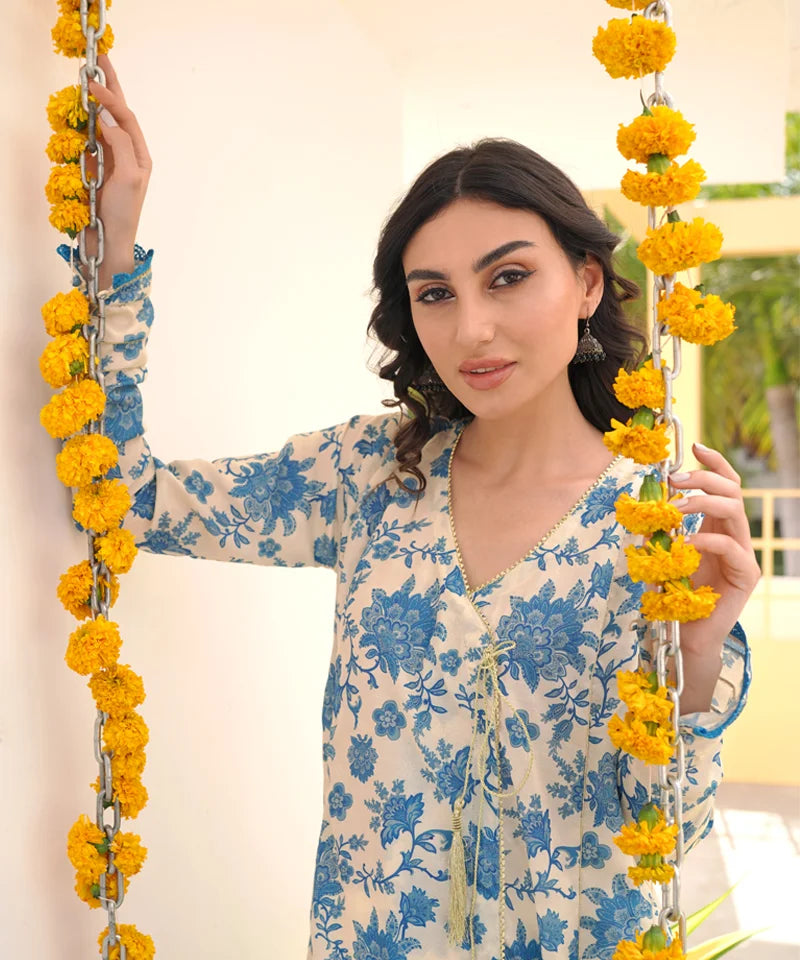 Dhaga Women Pret Printed 1 Piece Jacquard Chandni DHFF05 - Summer Collection