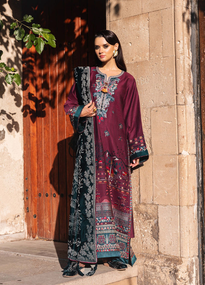 Lueur D Orient by Esmel Unstitched Viscose Suits 3 Piece EML25LW D-05 Froya - Winter Collection