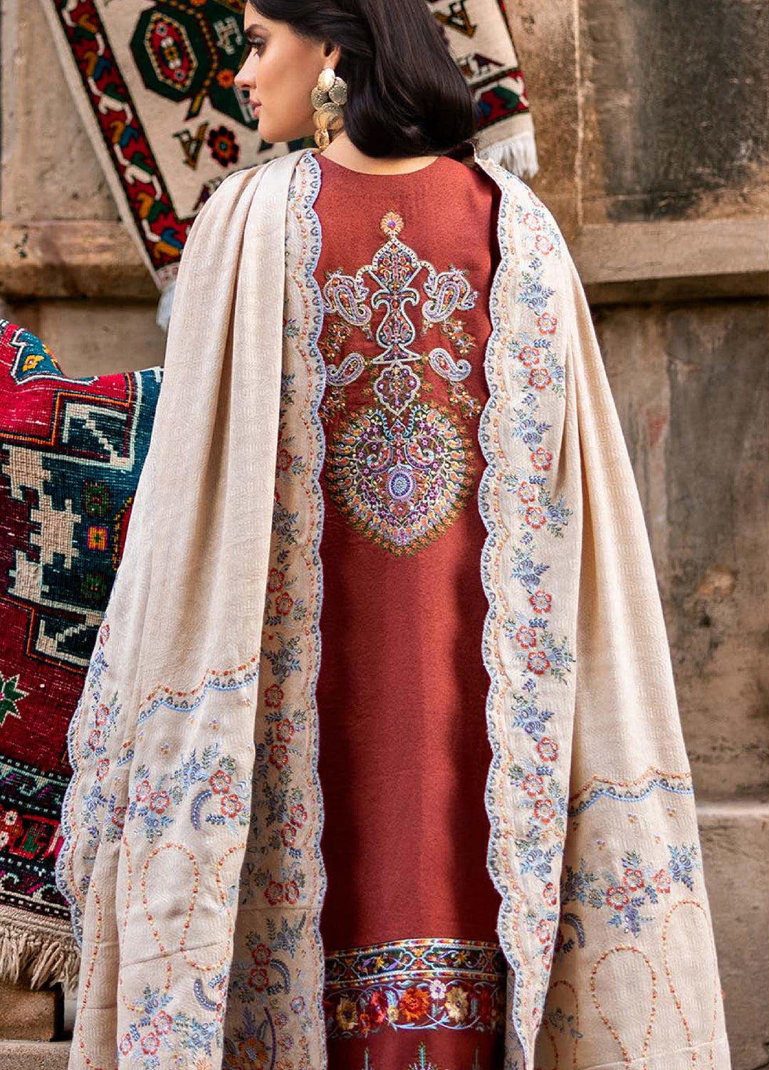 Lueur D Orient by Esmel Unstitched Karandi Suits 3 Piece EML25LW D-10 Eira - Winter Collection