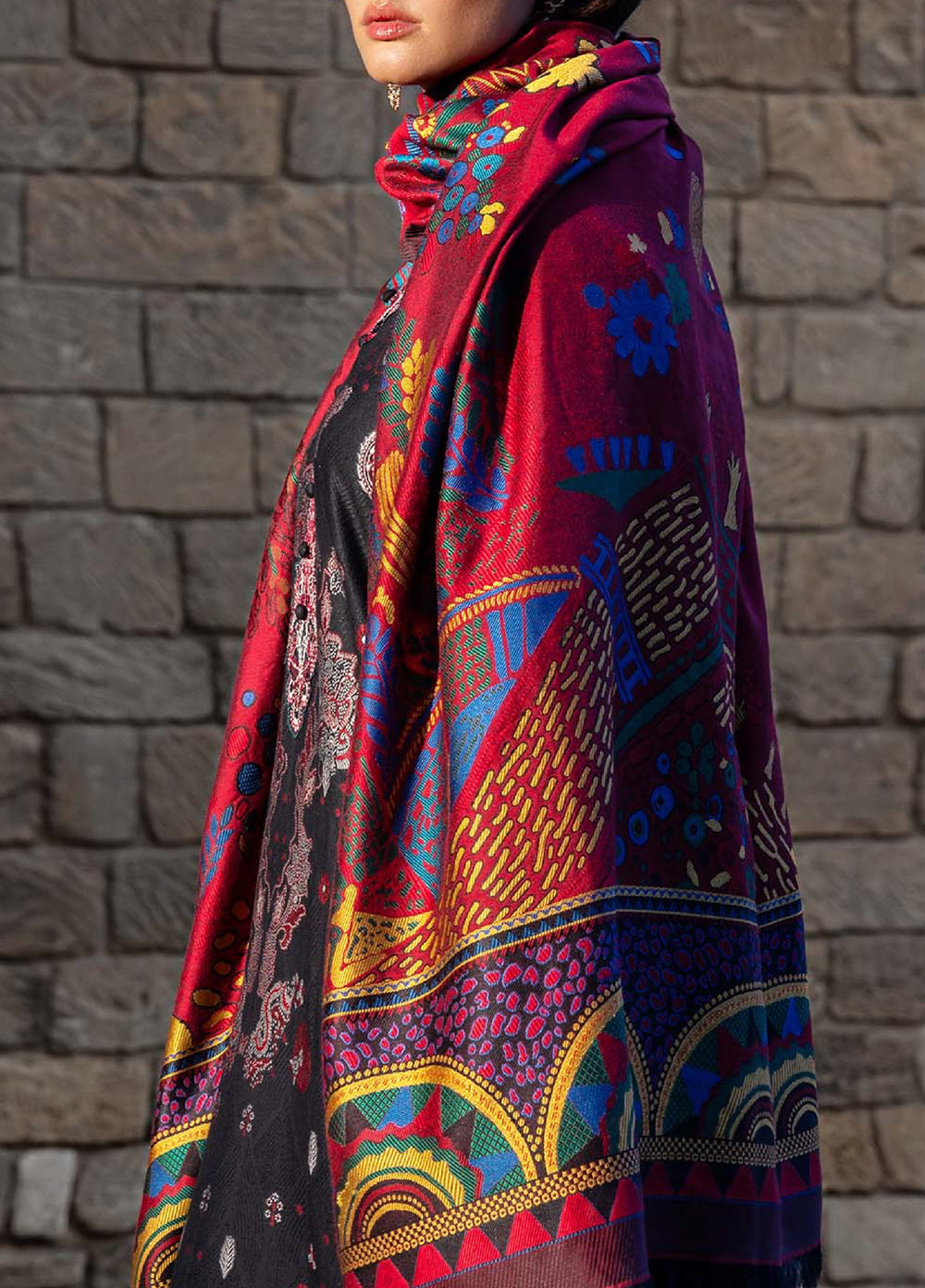 Lueur D Orient by Esmel Unstitched Viscose Suits 3 Piece EML25LW D-06 Noctis - Winter Collection