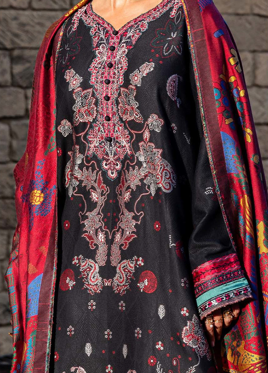 Lueur D Orient by Esmel Unstitched Viscose Suits 3 Piece EML25LW D-06 Noctis - Winter Collection
