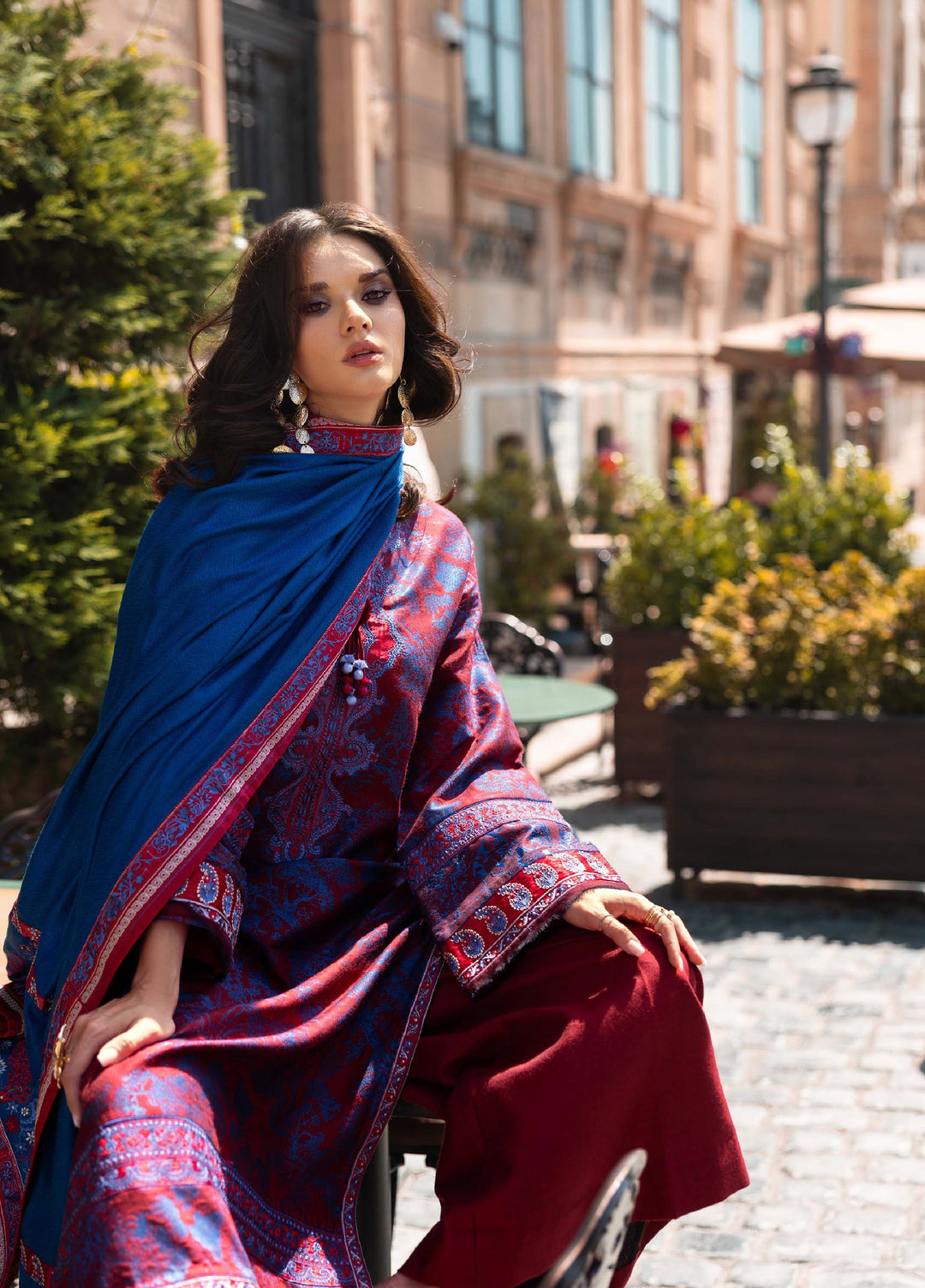 Lueur D Orient by Esmel Unstitched Viscose Suits 3 Piece EML25LW D-02 Althea - Winter Collection