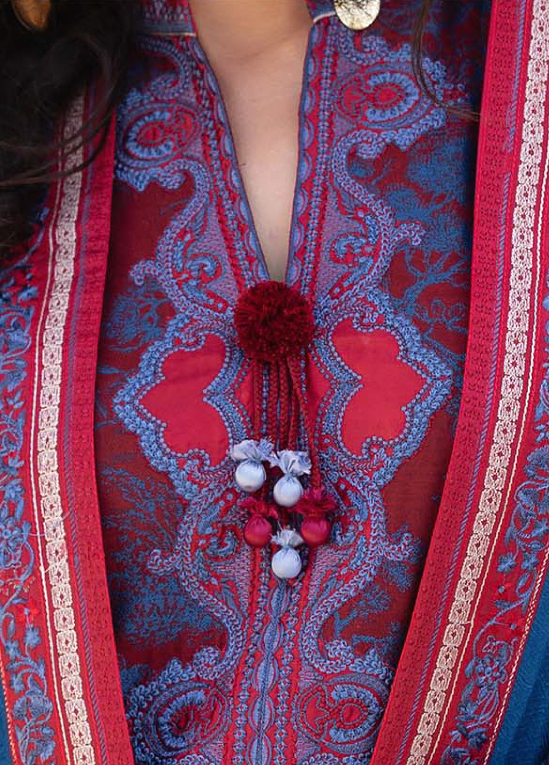 Lueur D Orient by Esmel Unstitched Viscose Suits 3 Piece EML25LW D-02 Althea - Winter Collection