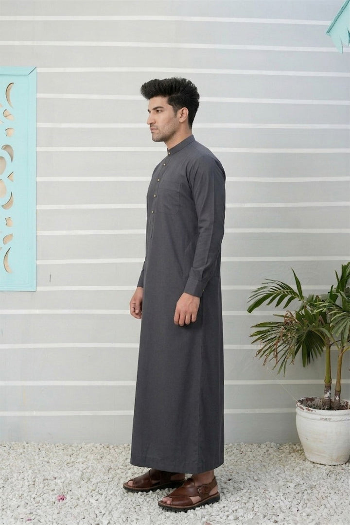 Royal Arabic Jubba by Edge Republic Mens RTW Solids Cotton Viscose 2 Piece Suit JB 022 Festive Collection