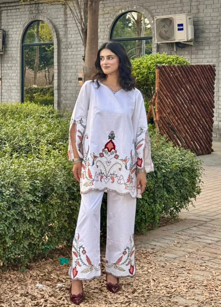 Urban Cut RTW Embroidered Cotton Co-Ord Sets Suit C-48 - Casual Collection