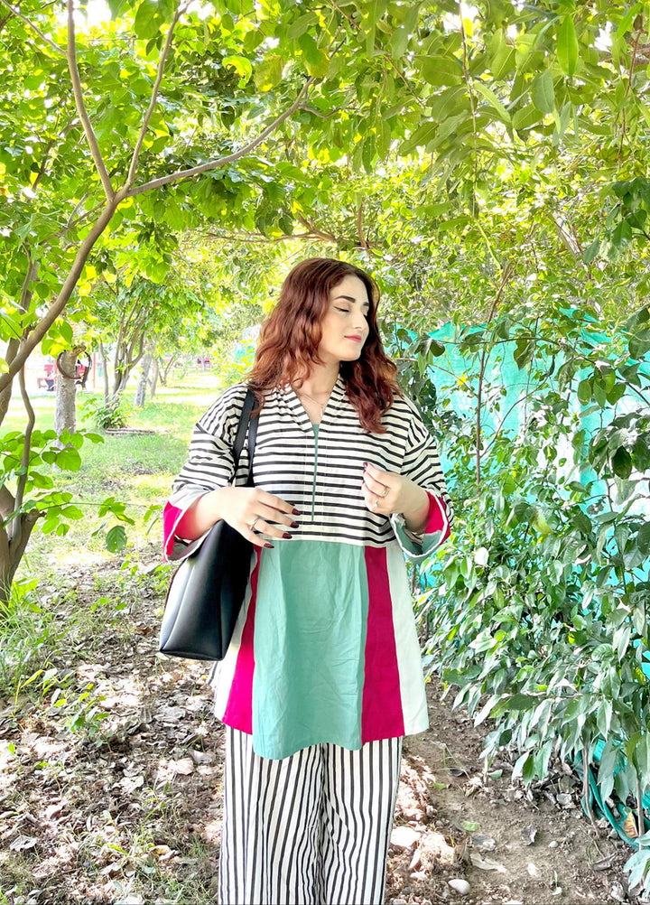Urban Cut RTW Printed Cotton Co-Ord Sets Suit C-10 - Casual Collection