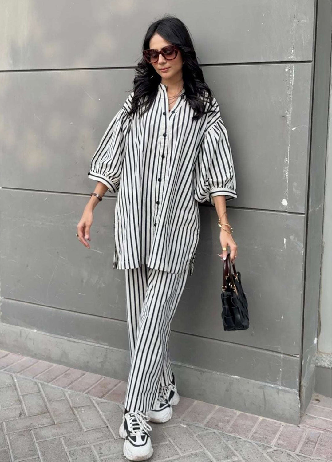 Urban Cut RTW Printed Cotton Co-Ord Sets Suit C-3 - Casual Collection