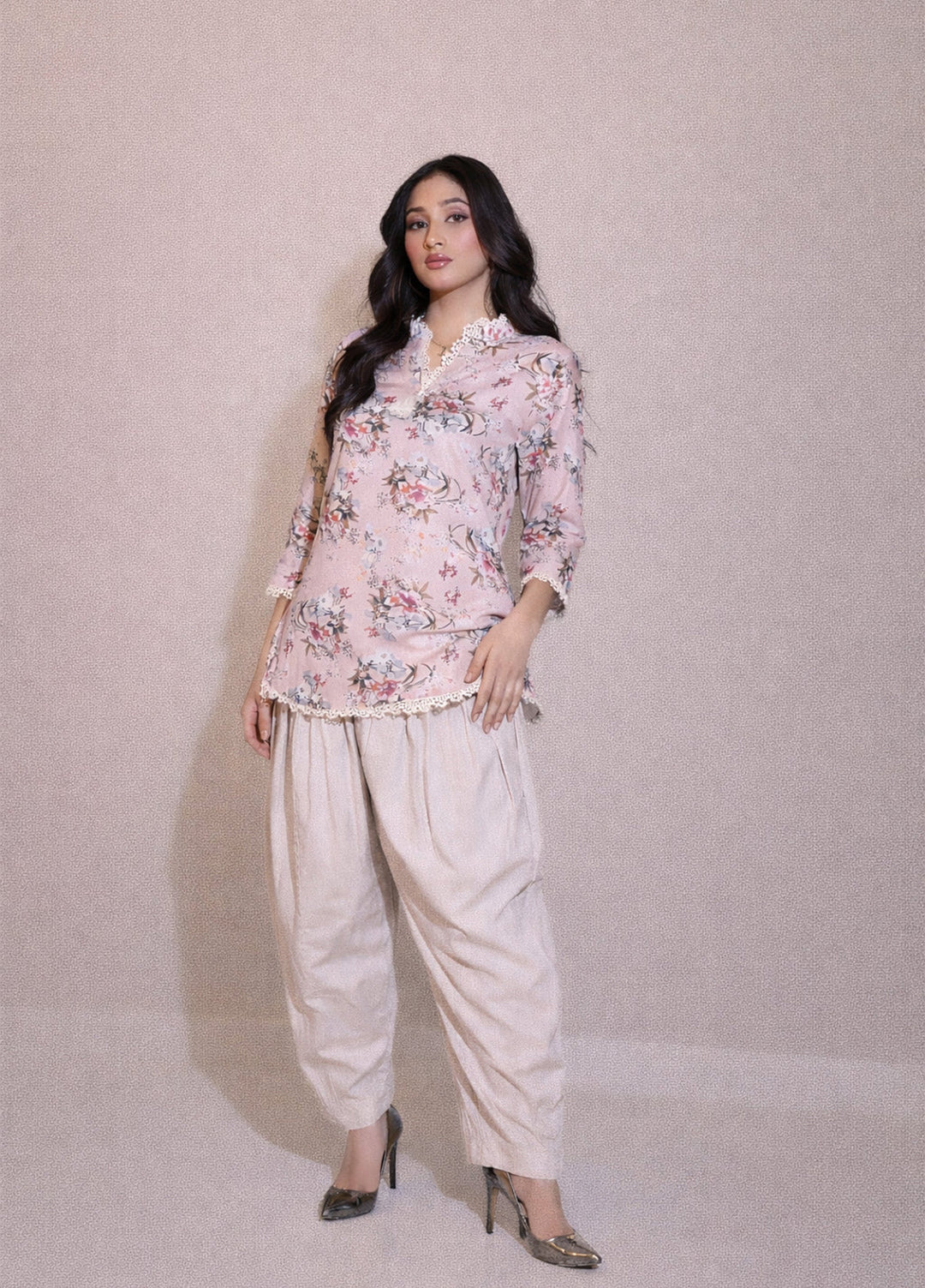 Urban Cut RTW Printed Cotton Co-Ord Sets Suit C-44 - Casual Collection