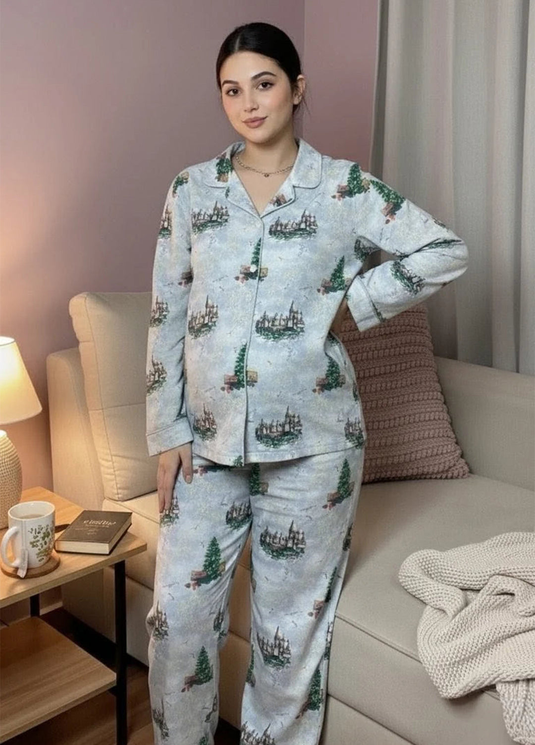 Urban Cut RTW Printed Fleece Co-Ord Sets Suit C-5 - Casual Collection