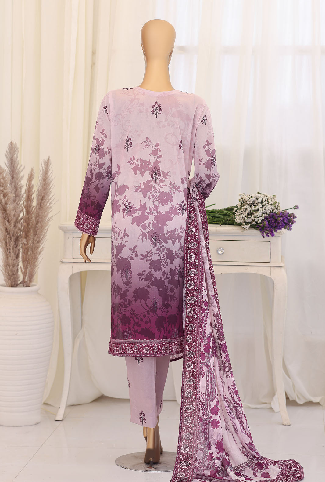 Virsa by HZ Textiles Unstitched Embroidered Lawn 3 Piece Suit VEC-1165 - Casual Collection