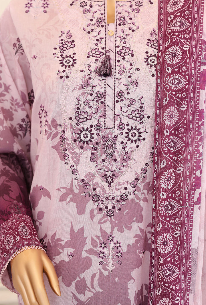Virsa by HZ Textiles Unstitched Embroidered Lawn 3 Piece Suit VEC-1165 - Casual Collection