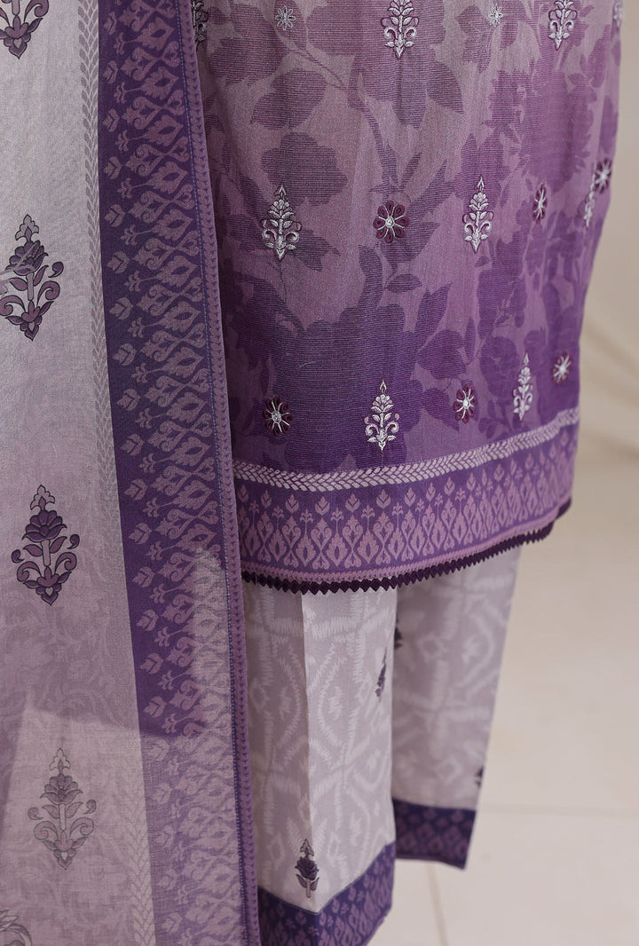 Virsa by HZ Textiles Unstitched Embroidered Lawn 3 Piece Suit VEC-1208 - Casual Collection