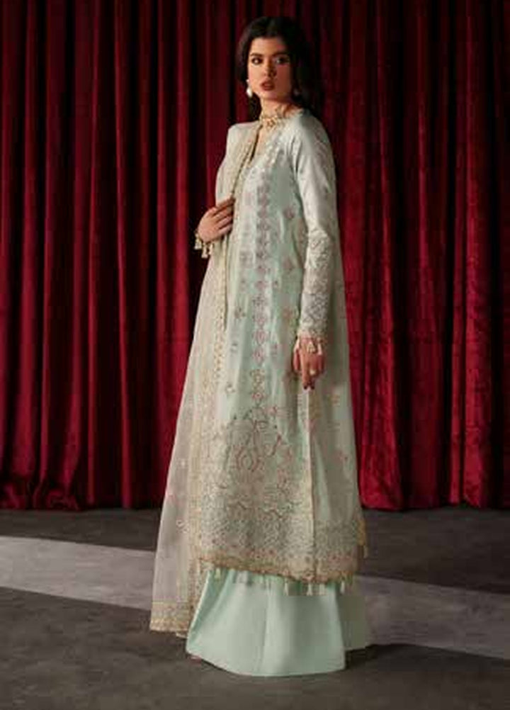 Verve Silk Edit by Emaan Adeel Unstitched Embroidered Raw Silk 3 Piece Suit EA26UVF Venezia - Festive Collection