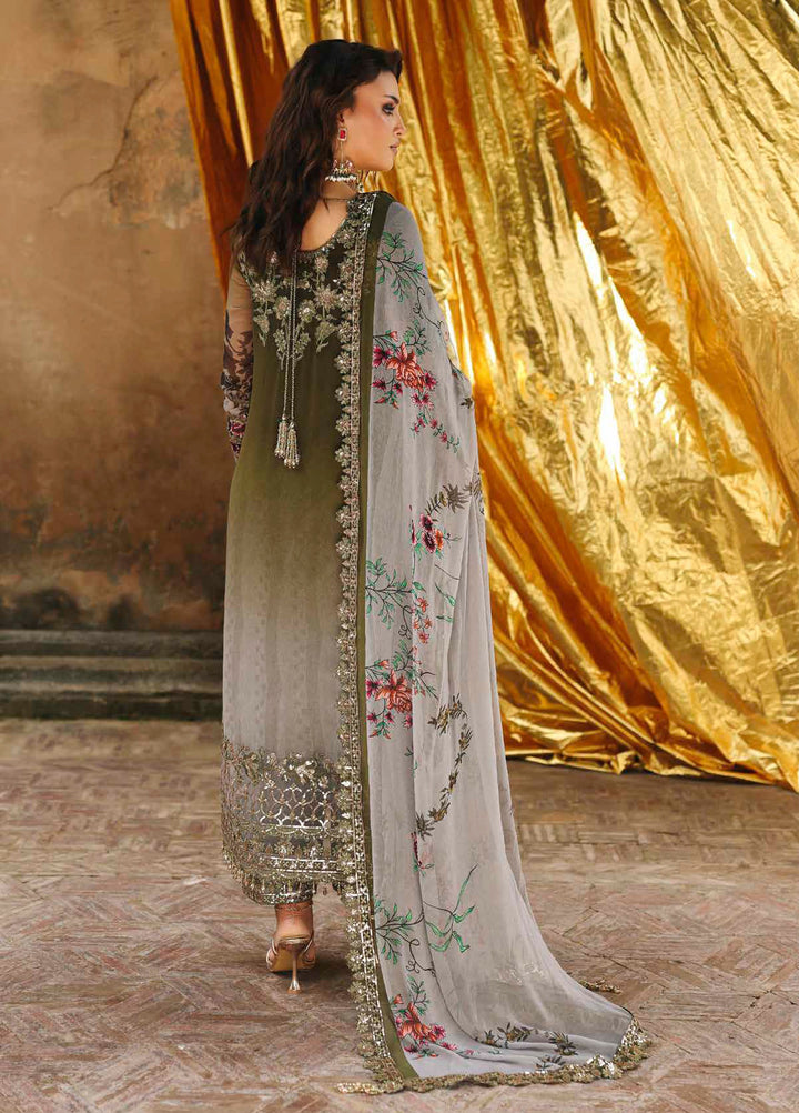 Vasal by Charizma Embroidered Chiffon Suits Unstitched 3 Piece CRZ25VW VSL25-31 - Formals