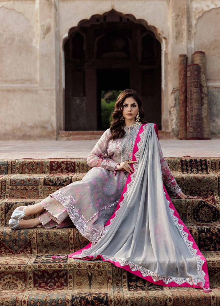 Vasal by Charizma Embroidered Chiffon Suits Unstitched 3 Piece CRZ25VW VSL25-34 - Formals