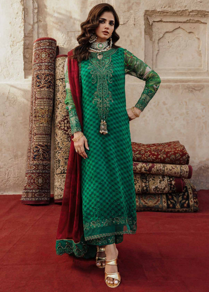 Vasal by Charizma Embroidered Chiffon Suits Unstitched 3 Piece CRZ25VW VSL25-35 - Formals