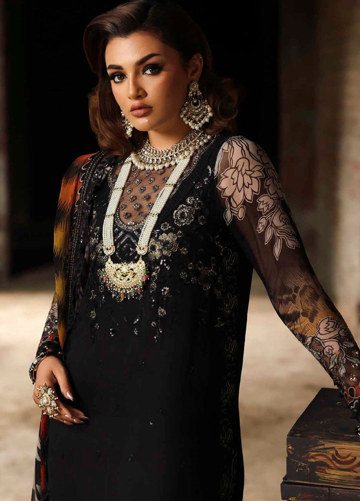 Vasal by Charizma Embroidered Chiffon Suits Unstitched 3 Piece CRZ25VW VSL25-36 - Formals