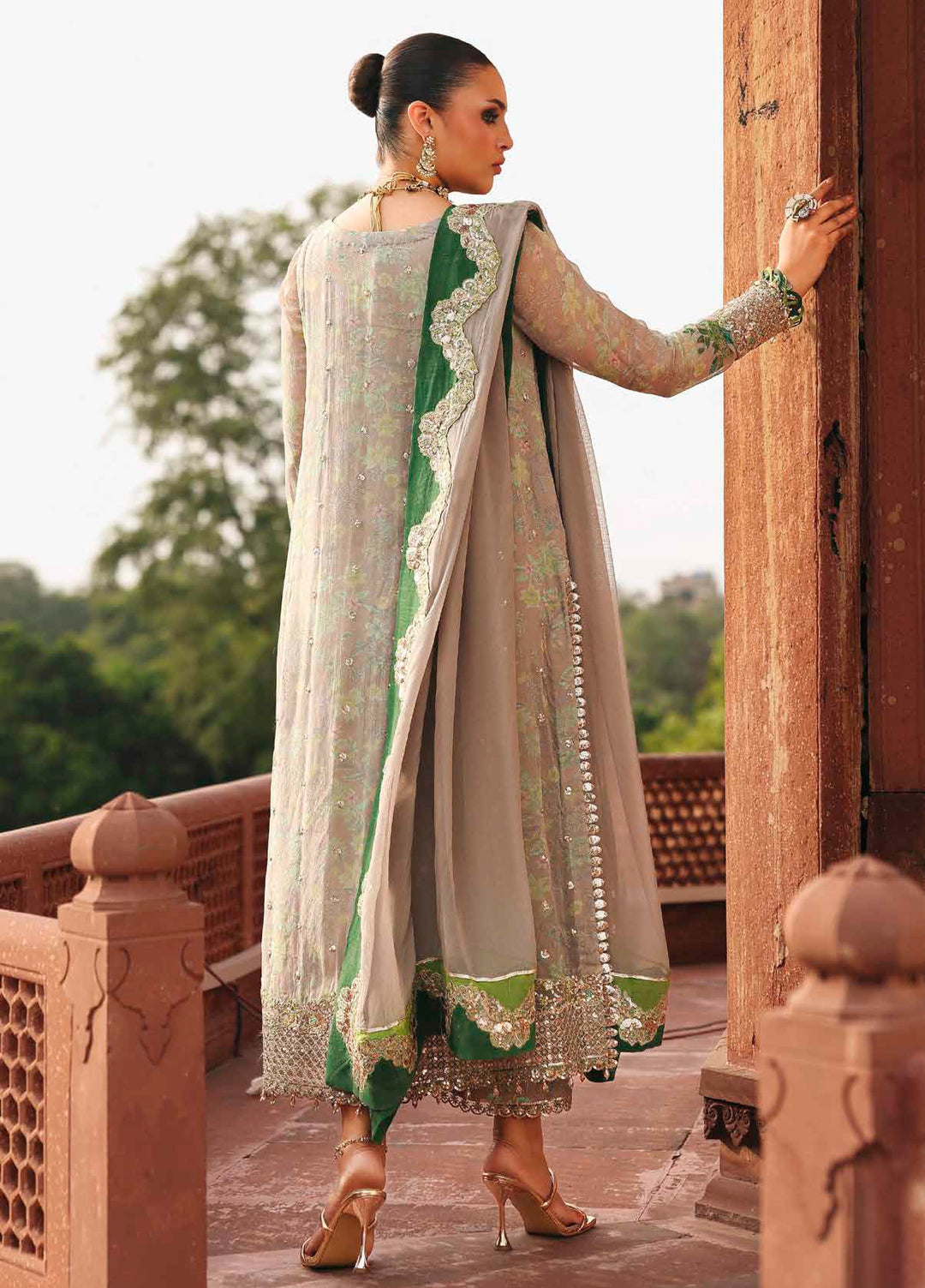 Vasal by Charizma Embroidered Chiffon Suits Unstitched 3 Piece CRZ25VW VSL25-38 - Formals