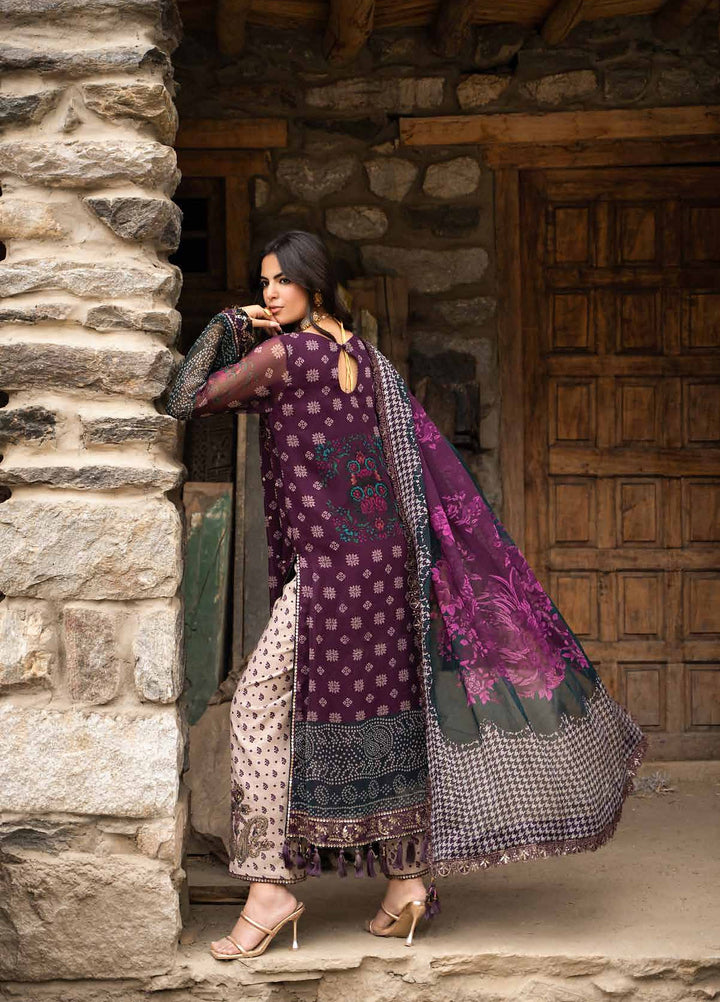 Vasal by Charizma Unstitched Embroidered Chiffon 3 Piece Suit CHR26UVC VSLW6-12 - Festive Collection
