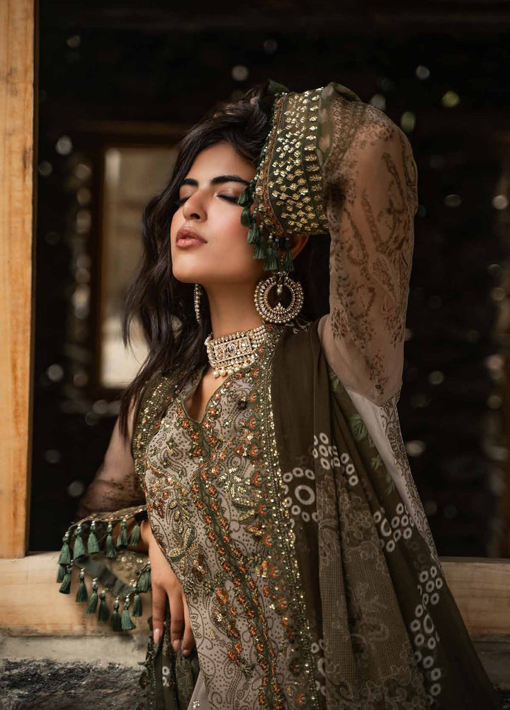 Vasal by Charizma Unstitched Embroidered Chiffon 3 Piece Suit CHR26UVC VSLW6-13 - Festive Collection