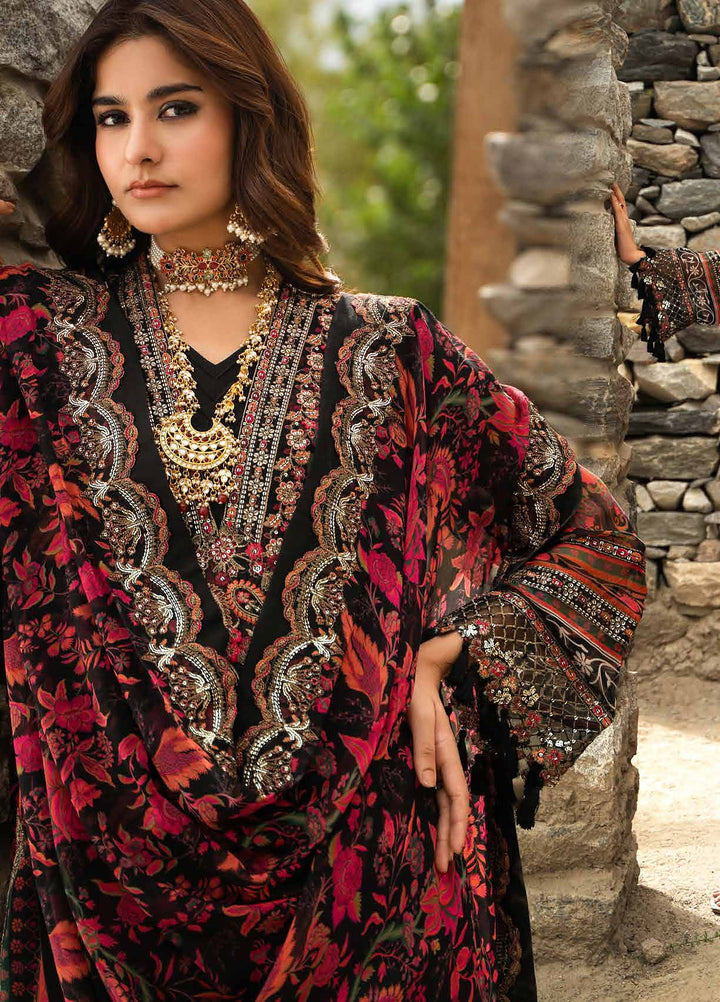 Vasal by Charizma Unstitched Embroidered Chiffon 4 Piece Suit CHR26UVC VSLW6-16 - Festive Collection